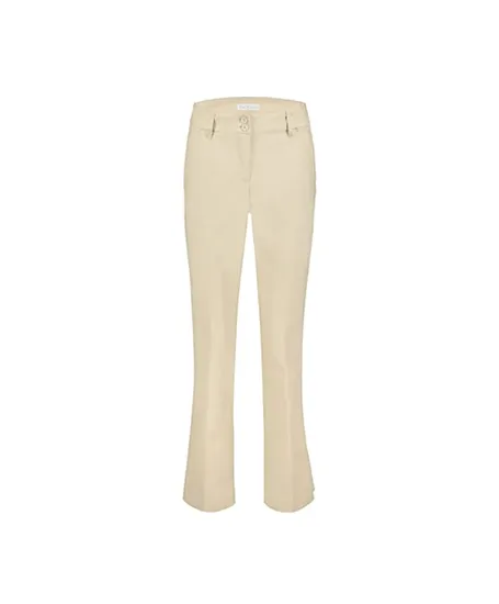 Red Button Flared Pantalon Bibette