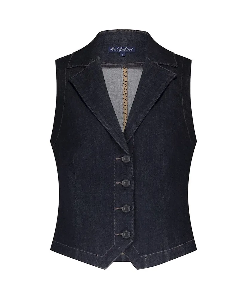 Red Button Gilet Forever