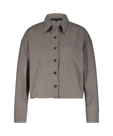 Red Button Jacket Multi Check