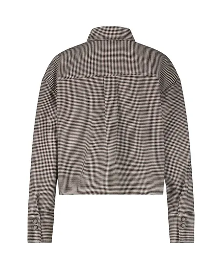 Red Button Jacket Multi Check