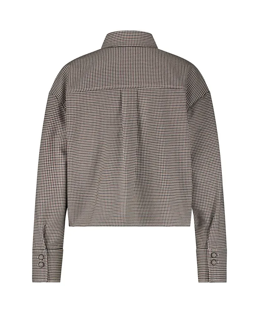 Red Button Jacket Multi Check