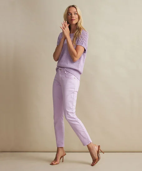 Red Button Jeans Sissy Colour Embroidery