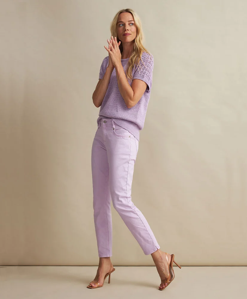 Red Button Jeans Sissy Colour Embroidery