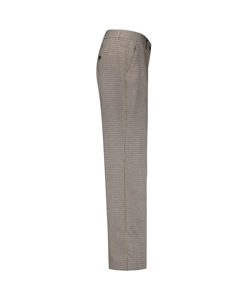 Red Button Pantalon Wide Leg Print