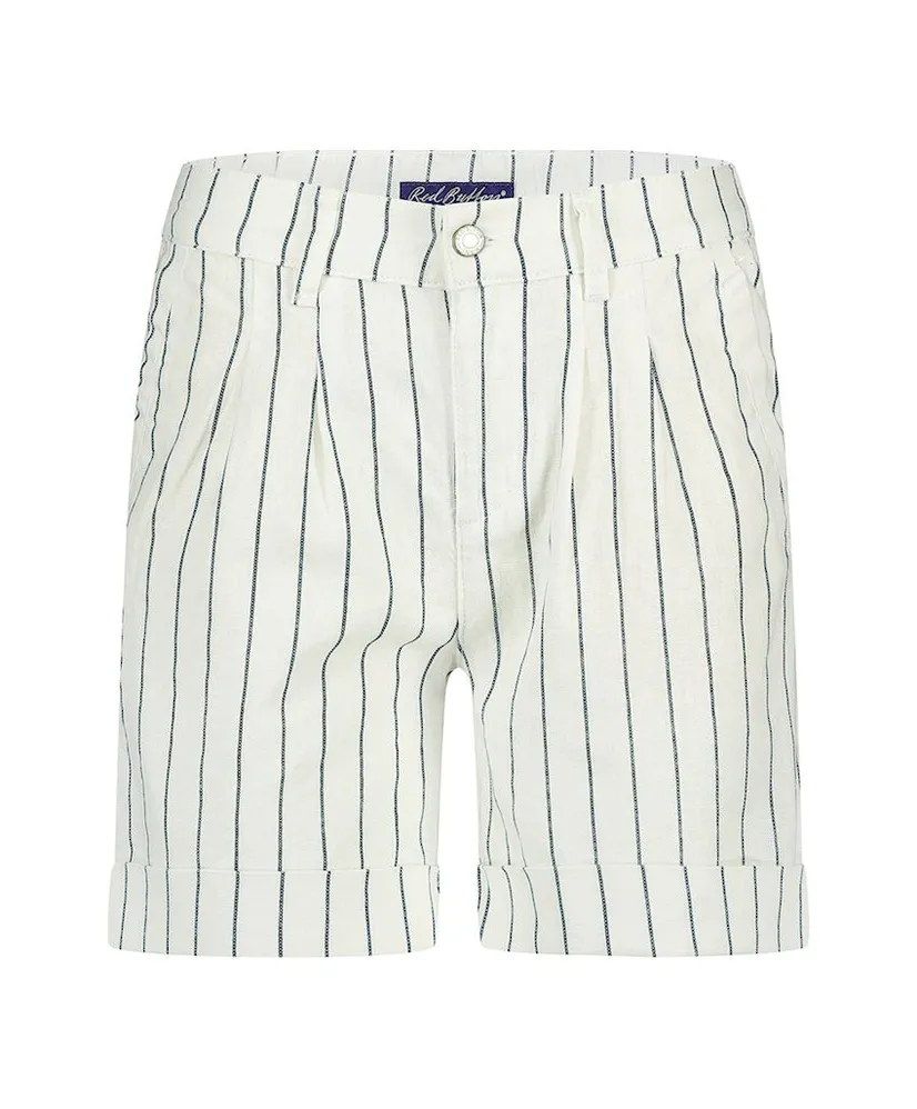 Red Button Short Cleo Stripe