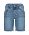 Red Button Short Sienna Embroidery