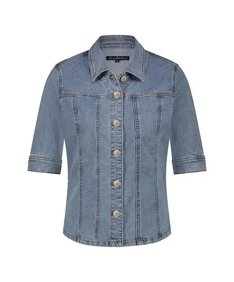 Red Button Spijkerblouse Olivia