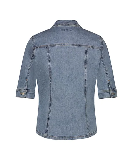 Red Button Spijkerblouse Olivia