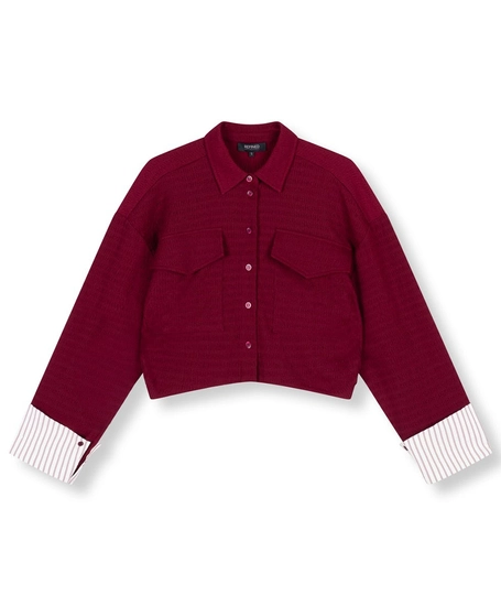 Refined Department Cropped Blouse Lyloe