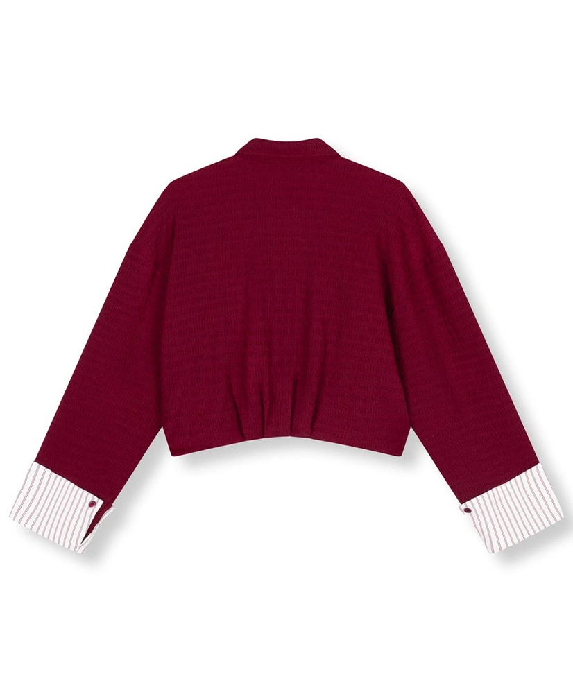 Refined Department Cropped Blouse Lyloe