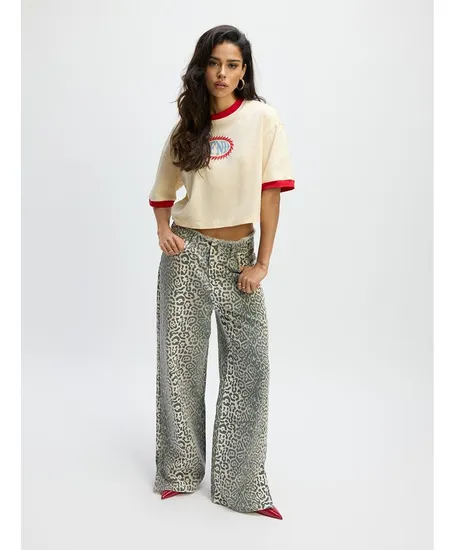 Refined Department Jeans Harvey Leopard Baggy Fit