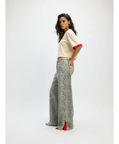 Refined Department Jeans Harvey Leopard Baggy Fit