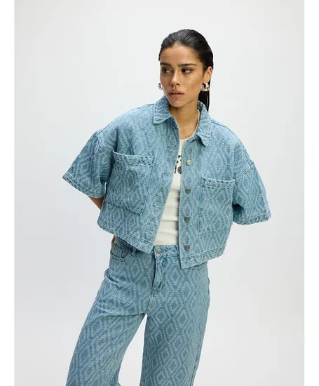Refined Department Spijkerblouse Suusy