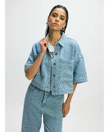 Refined Department Spijkerblouse Suusy