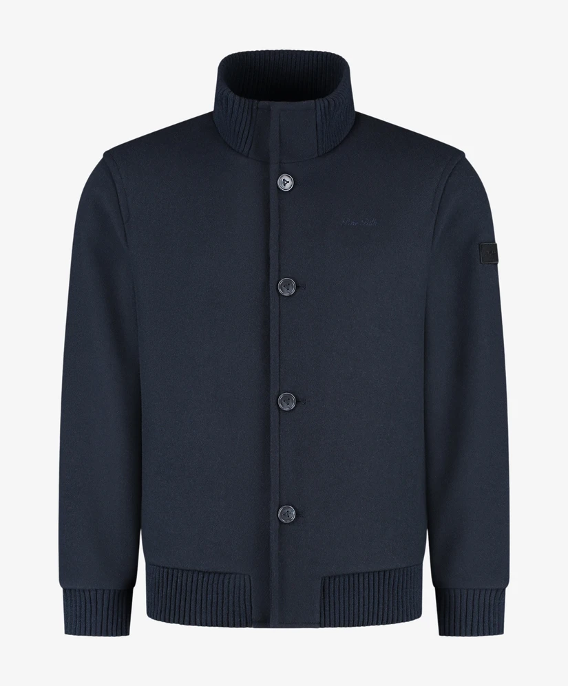 Regular Fit Wool Bomber
