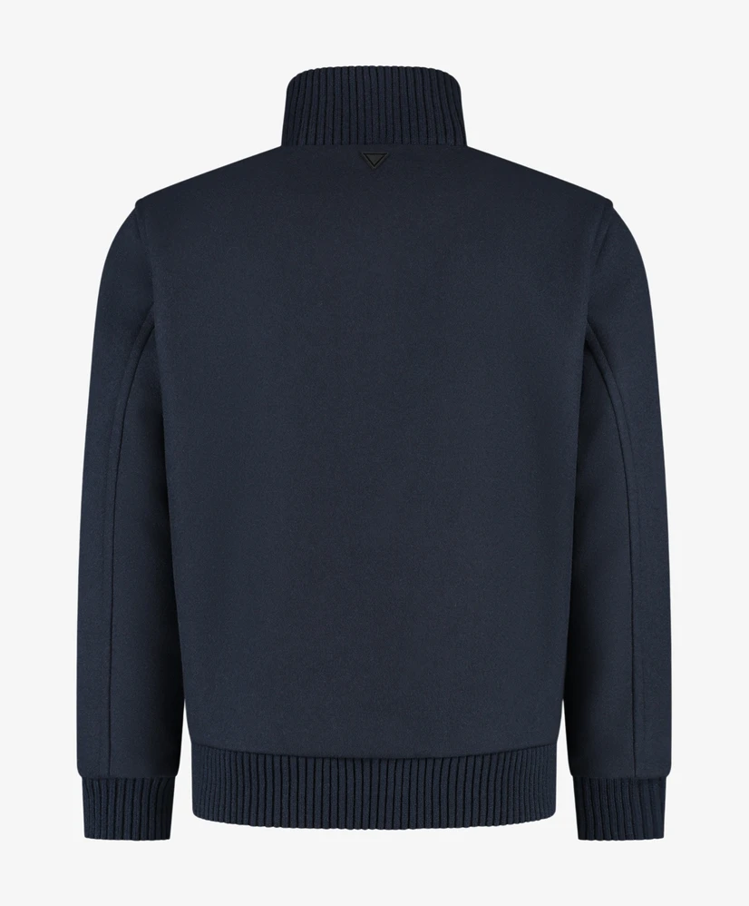 Regular Fit Wool Bomber