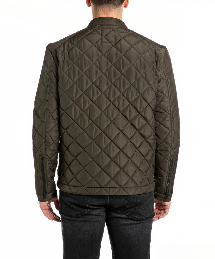 Replay Gewatteerde Jas Effen