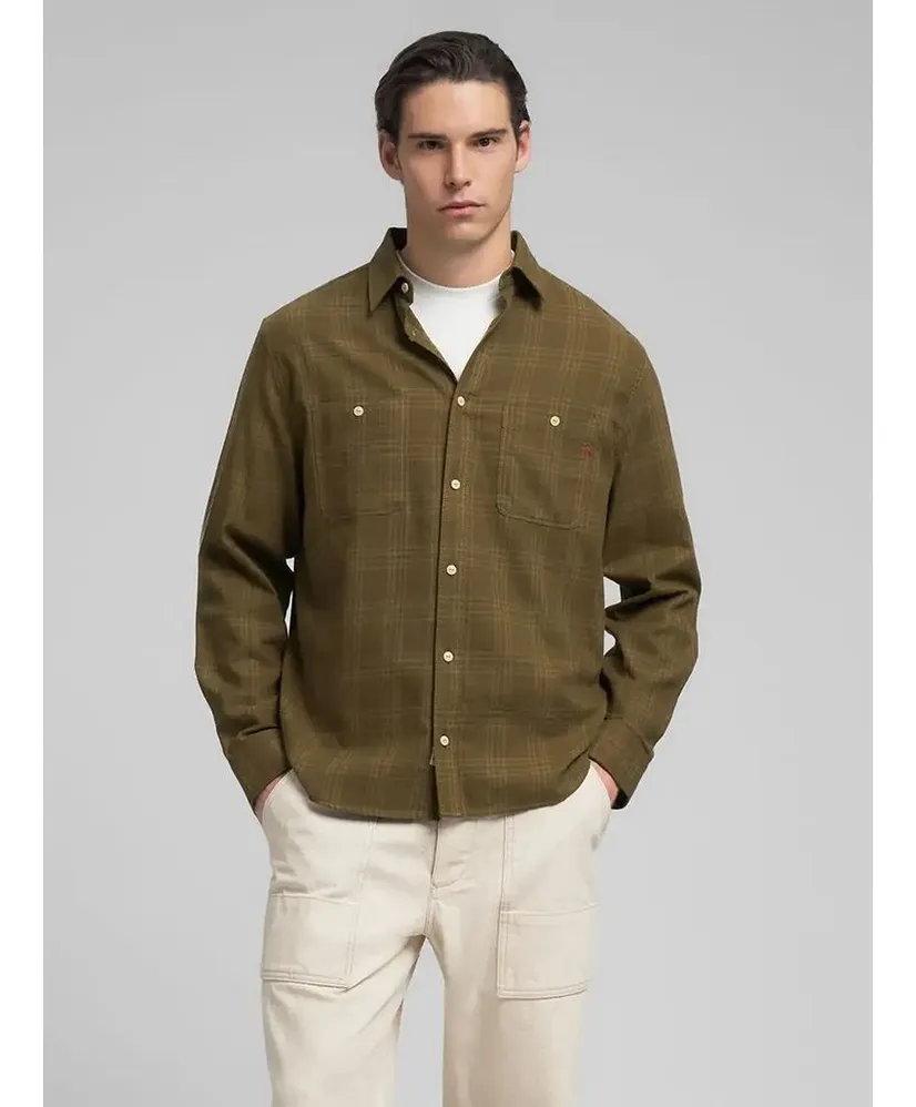 Replay Overhemd Geruit Relaxed Fit