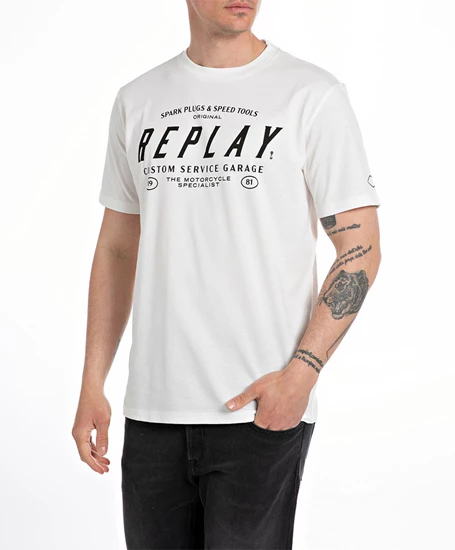 Replay T-shirt Logo