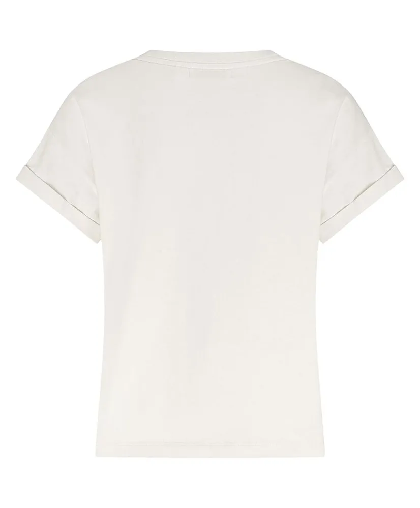 Rimona T-shirt Paillet Flower