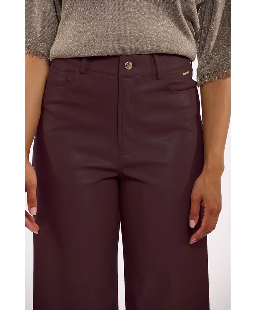 Rino & Pelle Broek PU Corian Straight Fit