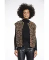 Rino & Pelle Gilet Elona Leopard