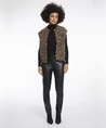 Rino & Pelle Gilet Elona Leopard