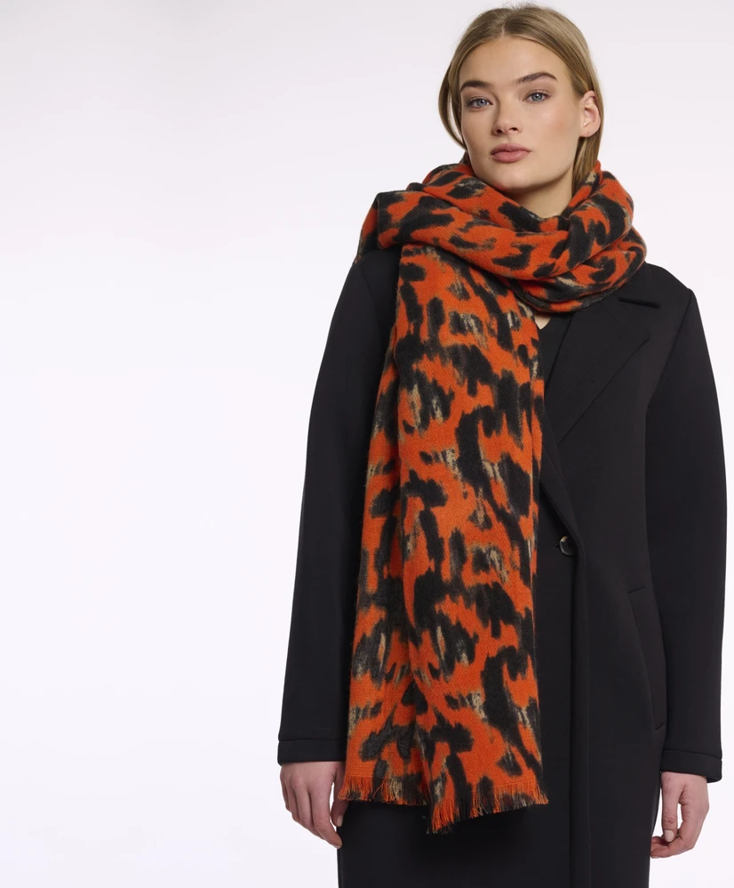 Rino & Pelle Sjaal Leopard Malin