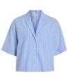 ROUGE EDIT Blouse KM ROUSHONA 2/4 RESORT COLLAR SH