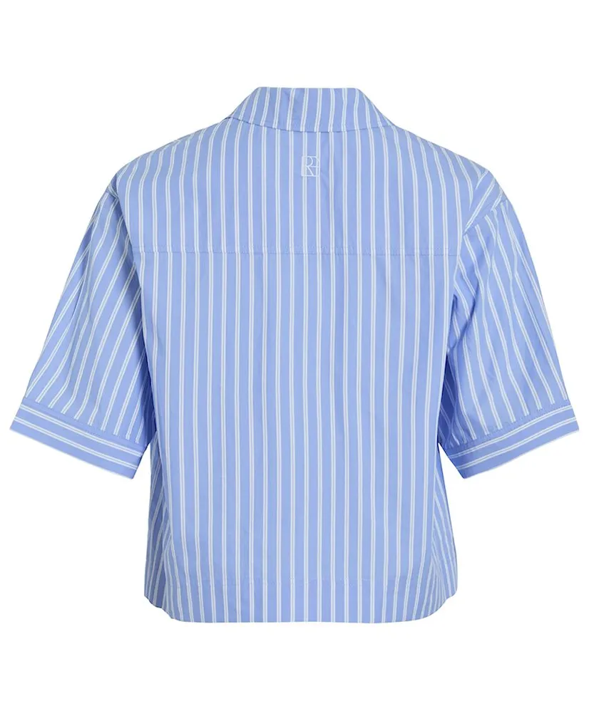 ROUGE EDIT Blouse KM ROUSHONA 2/4 RESORT COLLAR SH