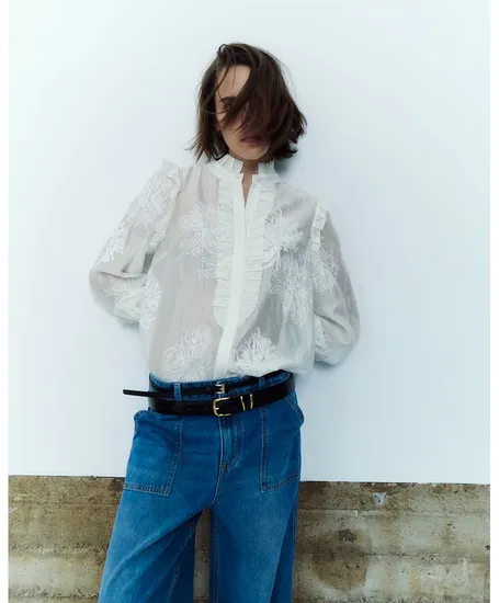 ROUGE EDIT Blouse LM ROUVIKY LS SHIRT/ROU