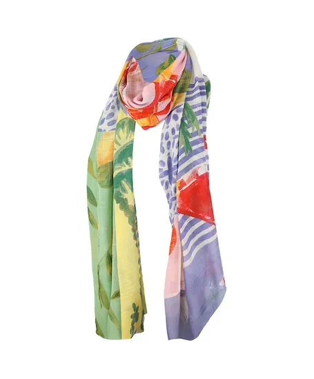 Sarlini Sjaal Allover Print Multi