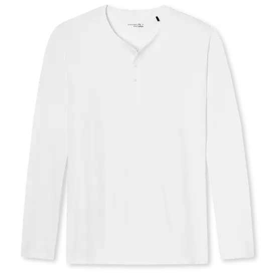 Schiesser Pyjamashirt Mix + Relax Wit
