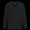 Schiesser Pyjamashirt Mix + Relax Zwart