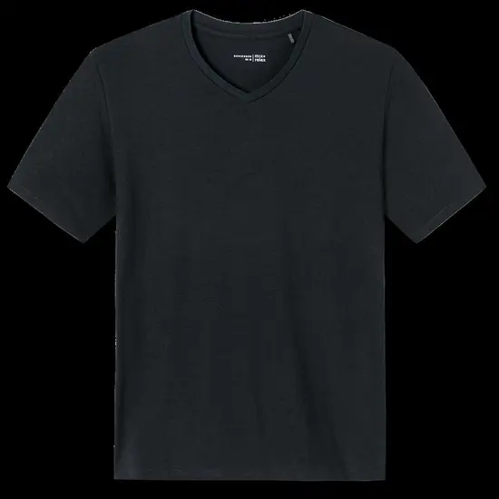 Schiesser Pyjamashirt Mix + Relax Zwart