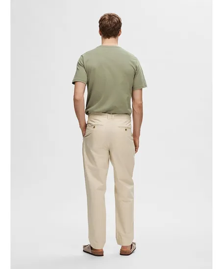 SELECTED HOMME Broek SLH180-RELAXED CROP ADAM PLEA