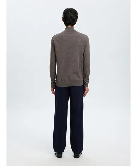 SELECTED HOMME Half Zip Trui Berg