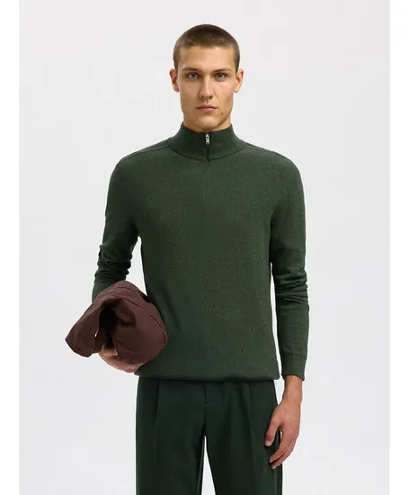 SELECTED HOMME Half Zip Trui Berg