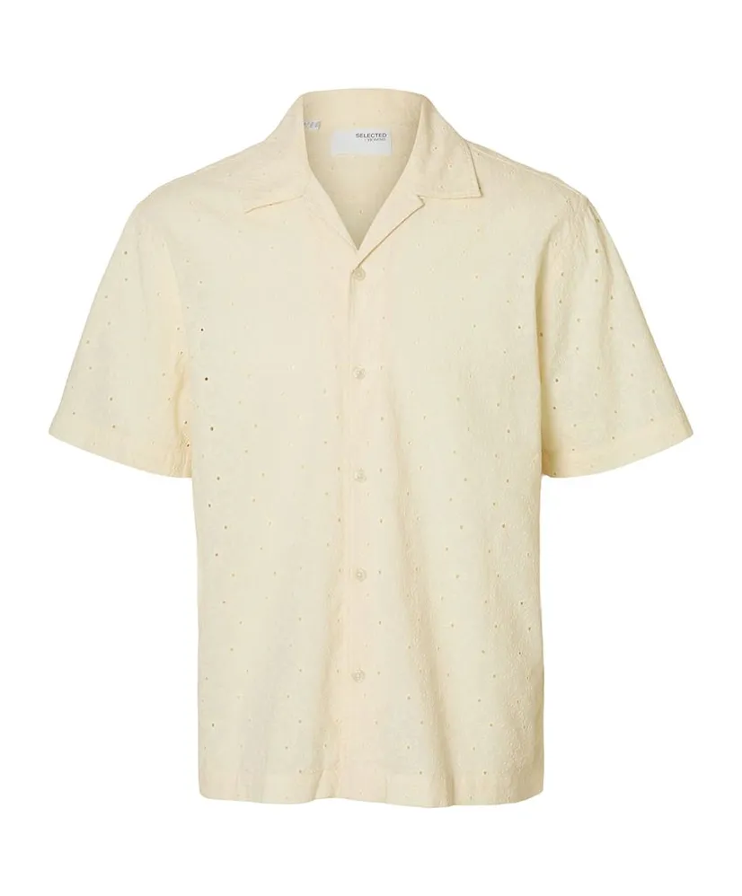 SELECTED HOMME Overhemd Jax Broderie Relaxed Fit