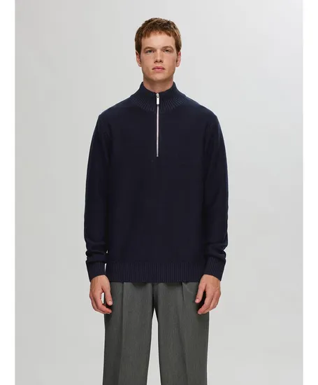 SELECTED HOMME Trui Half Zip Axel