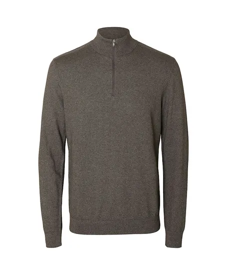 SELECTED HOMME Trui Half Zip Berg