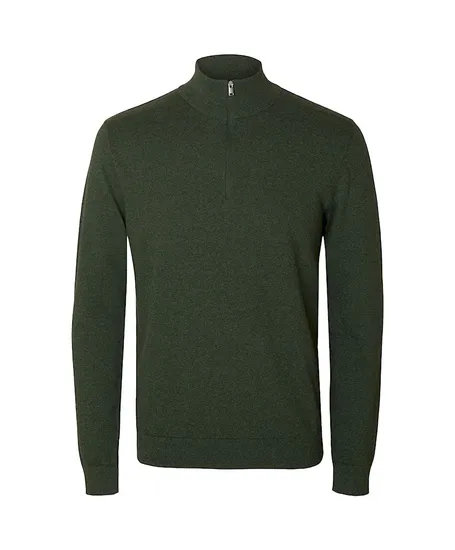 SELECTED HOMME Trui Half Zip Berg