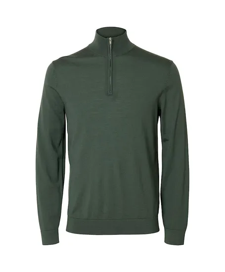 SELECTED HOMME Trui Half Zip Tray