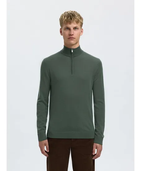 SELECTED HOMME Trui Half Zip Tray