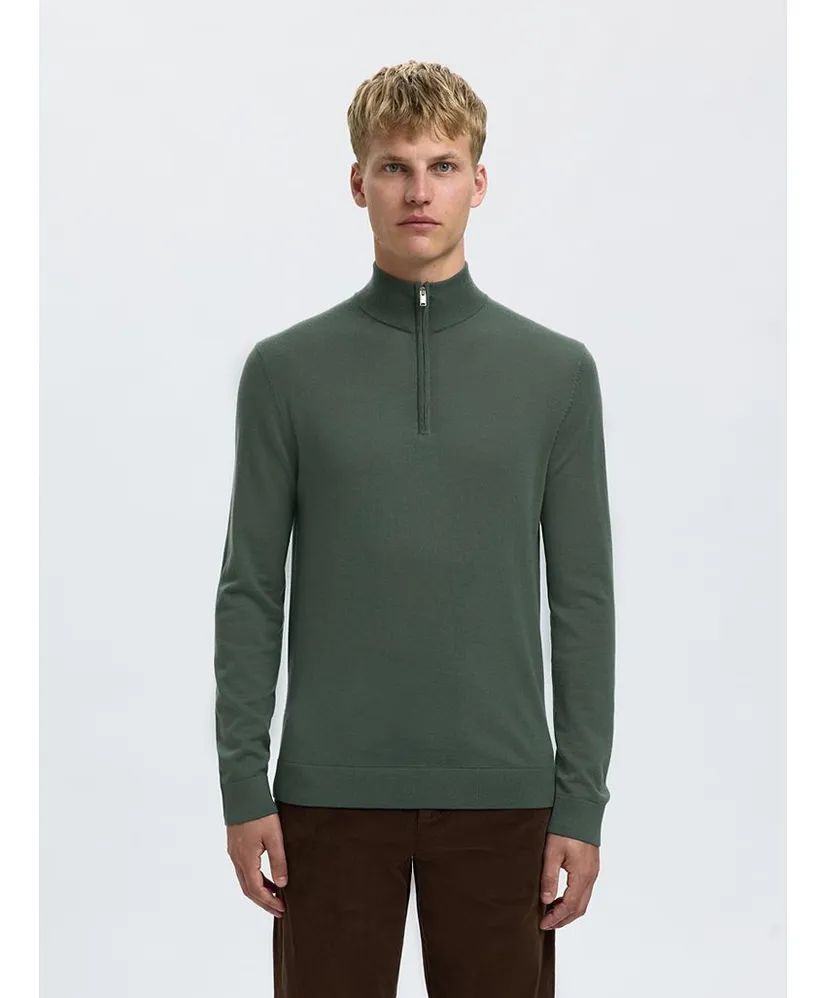 SELECTED HOMME Trui Half Zip Tray