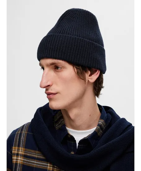 SELECTED HOMME zie: 27110 Muts SLHMASON MERINO BEA