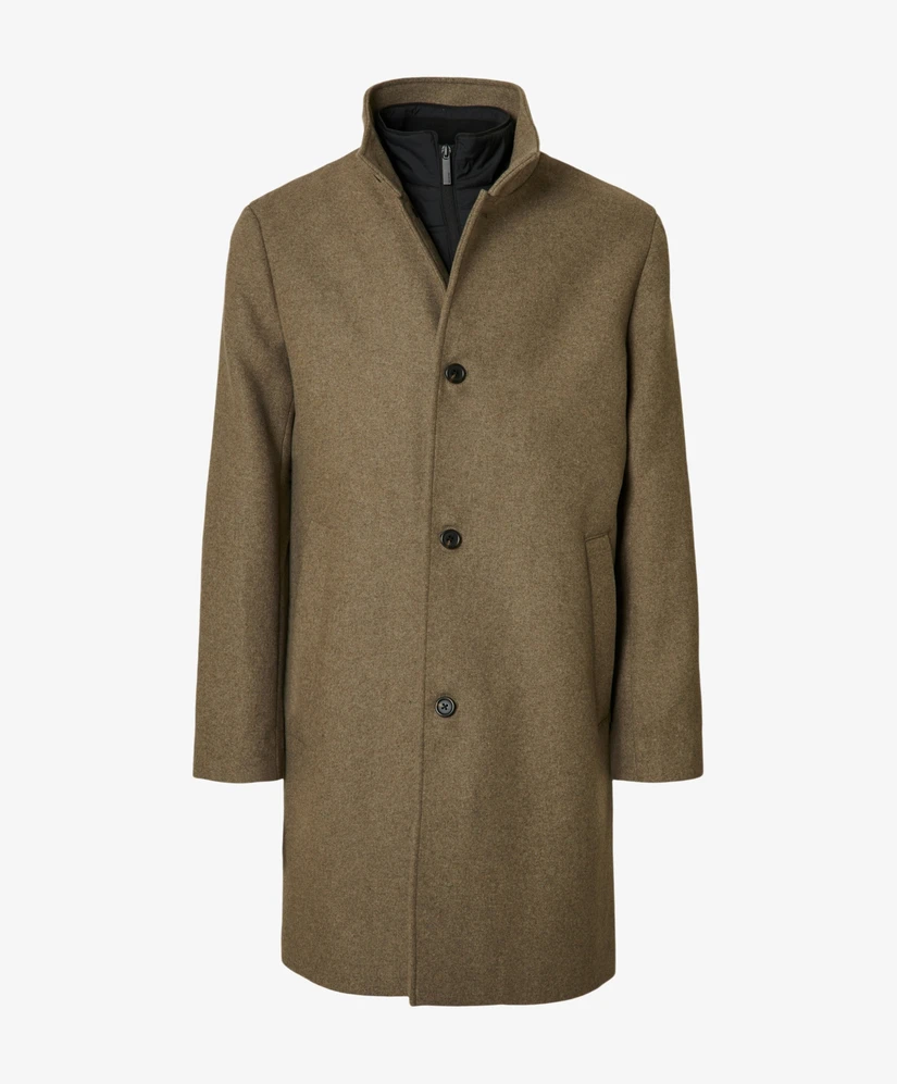 Selected Men Mantel Jas Rainar