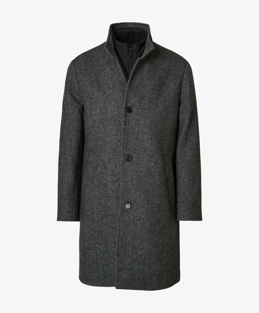 Selected Men Mantel Jas Rainar