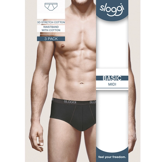 Sloggi Slip Midi Basic 2-Pack