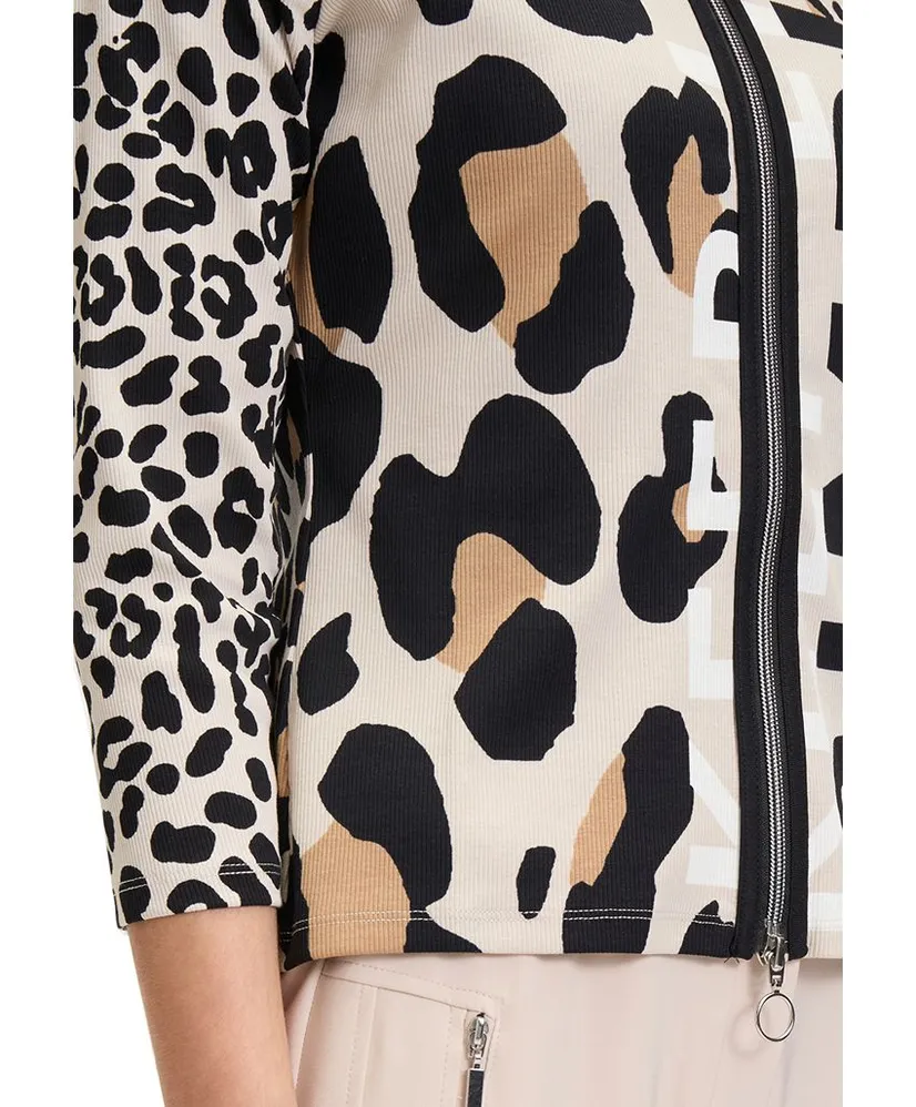 So Cosy Vest Animal Print